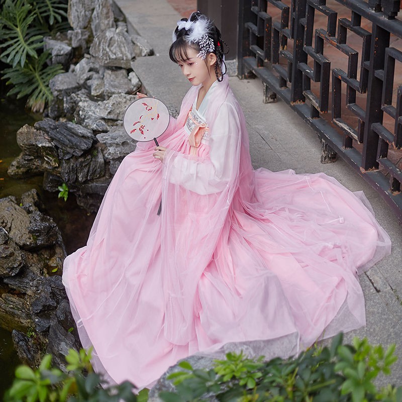 Set đồ Hán Phục phong cách Trung Hoa xinh xắn cho nữ