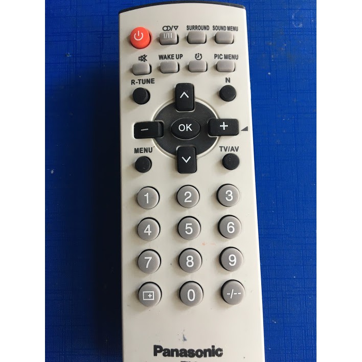 Điều Khiển TiVi panasonic CRT dùng cho các loại tivi Panasnonic đời cũ màn hình dầy - Tặng kèm pin chính hãng