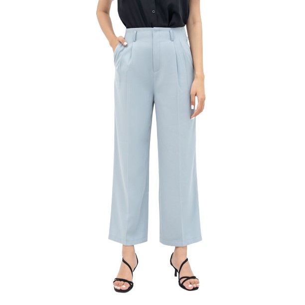 Quần Suông Nữ Ống Rộng Lưng Cao YODY Thanh Lịch Mà Vô Cùng Trẻ Trung QAN4128 | BigBuy360 - bigbuy360.vn