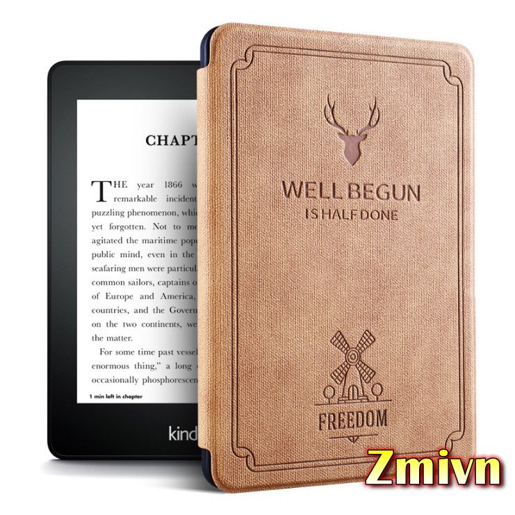 Bao da kindle paperwhite 4 - họa tiết Hươu2