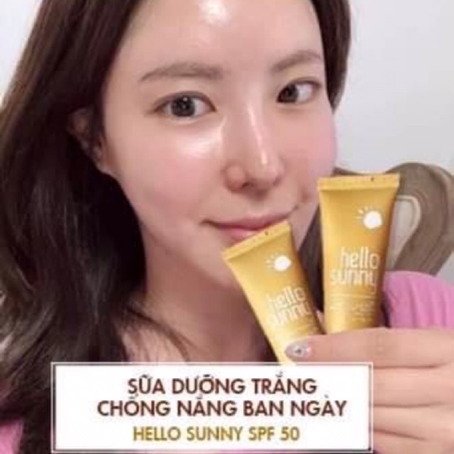 Sửa dưỡng da chống nắng ban ngày hello sunny