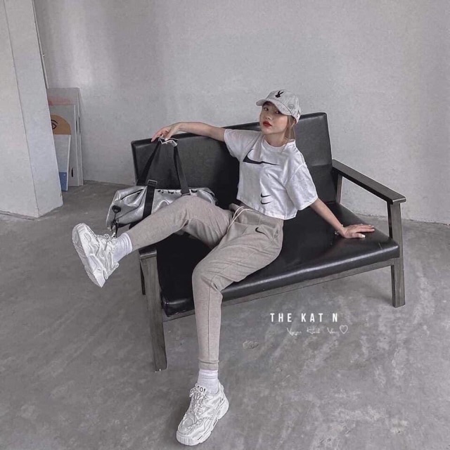 Quần baggy dạ nki