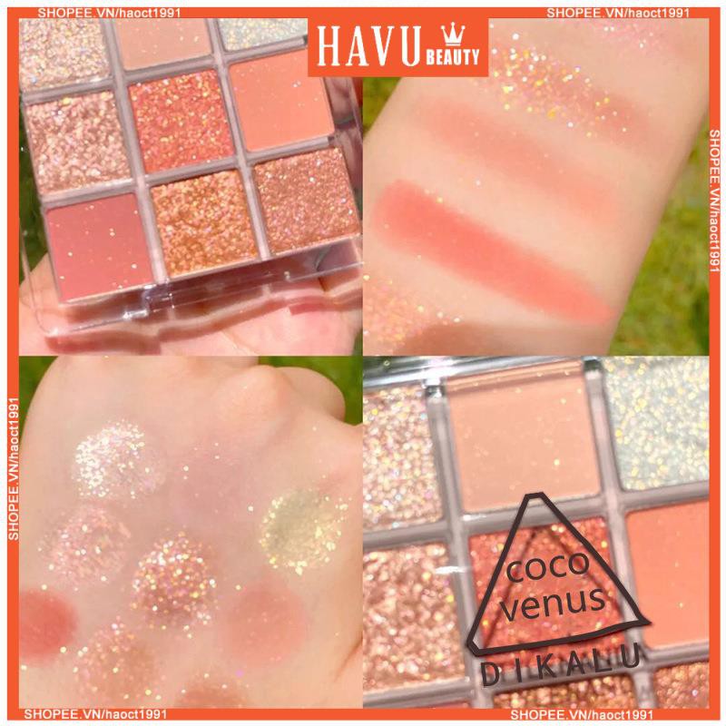 Bảng Phấn Mắt Dikalu Coco Venus 9 Ô Màu - Tông Màu Lì Và Nhũ Ánh Ngọc Trai Trong Suốt Cao Cấp Lâu Trôi Chống Thấm Nước | BigBuy360 - bigbuy360.vn
