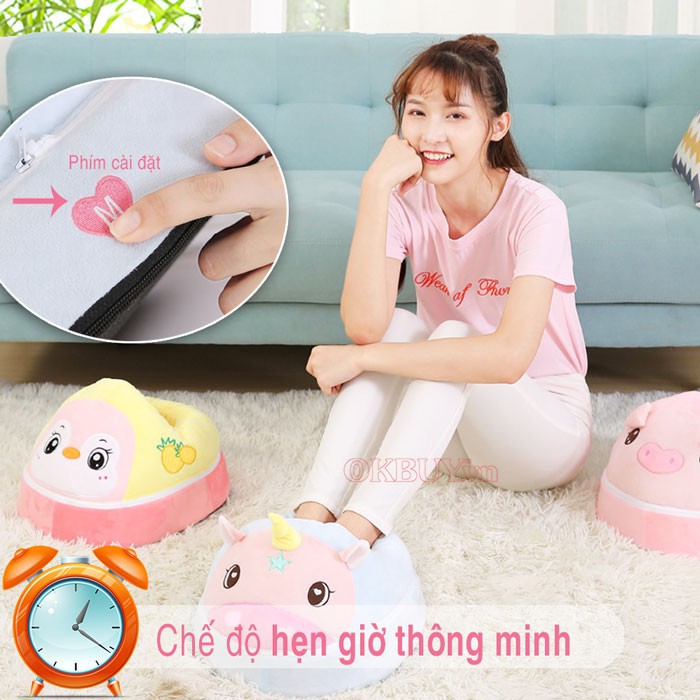 Máy massage chân hồng ngoại hình thú Cute Yijia YJ-Z9 - giá rẻ