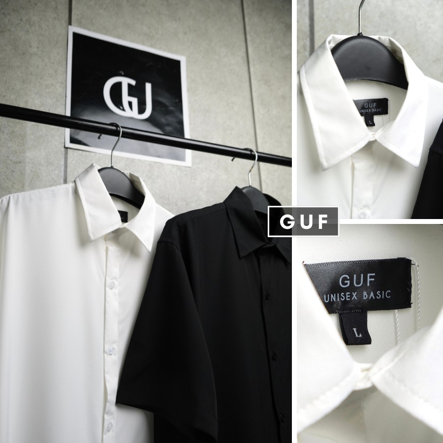 Áo Sơ Mi Tay Lỡ Dáng Rộng Hàn Quốc, Vải Kate Mềm Mịn Thích Hợp Cho Đi Học, Đi Làm, Đi Chơi GUF | BigBuy360 - bigbuy360.vn