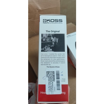 Tai nghe Koss Porta Pro - phiên bản có mic và điều khiển