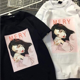 Áo thun nam nữ mery có bigsize