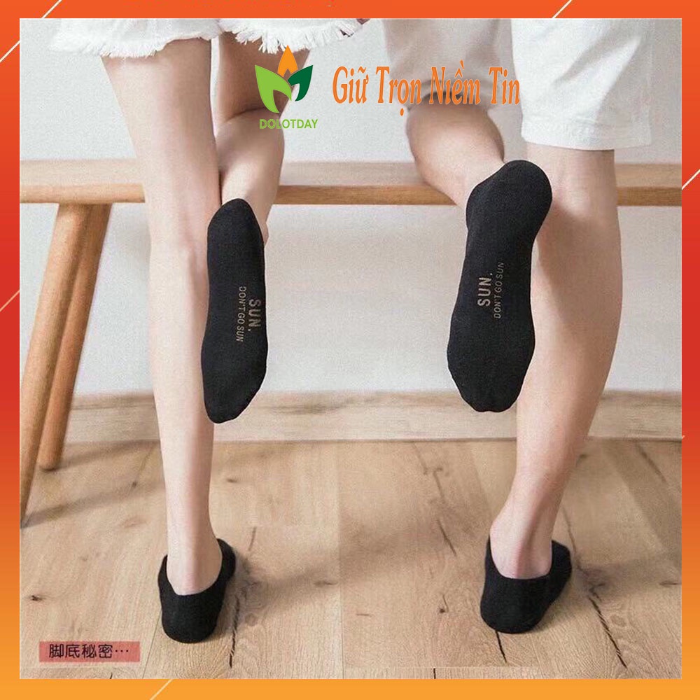 Túi 7 đôi Tất nam nữ cổ ngắn khử mùi hôi 1 tuần kháng khuẩn nhiều màu đẹp TATNU10
