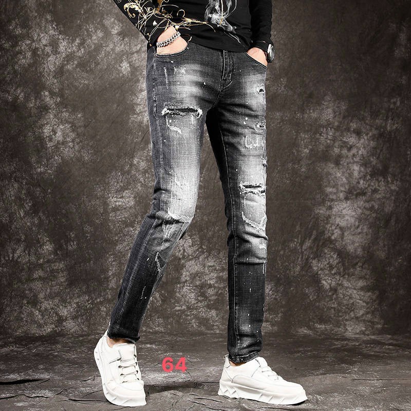 Quần jean nam họa tiết vải sơn-chất bò co dãn 4 chiều-from chuẫn thời trang Lady-Hn Store88 q27