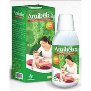 Nước tắm em bé Amibebe chai 250 ml