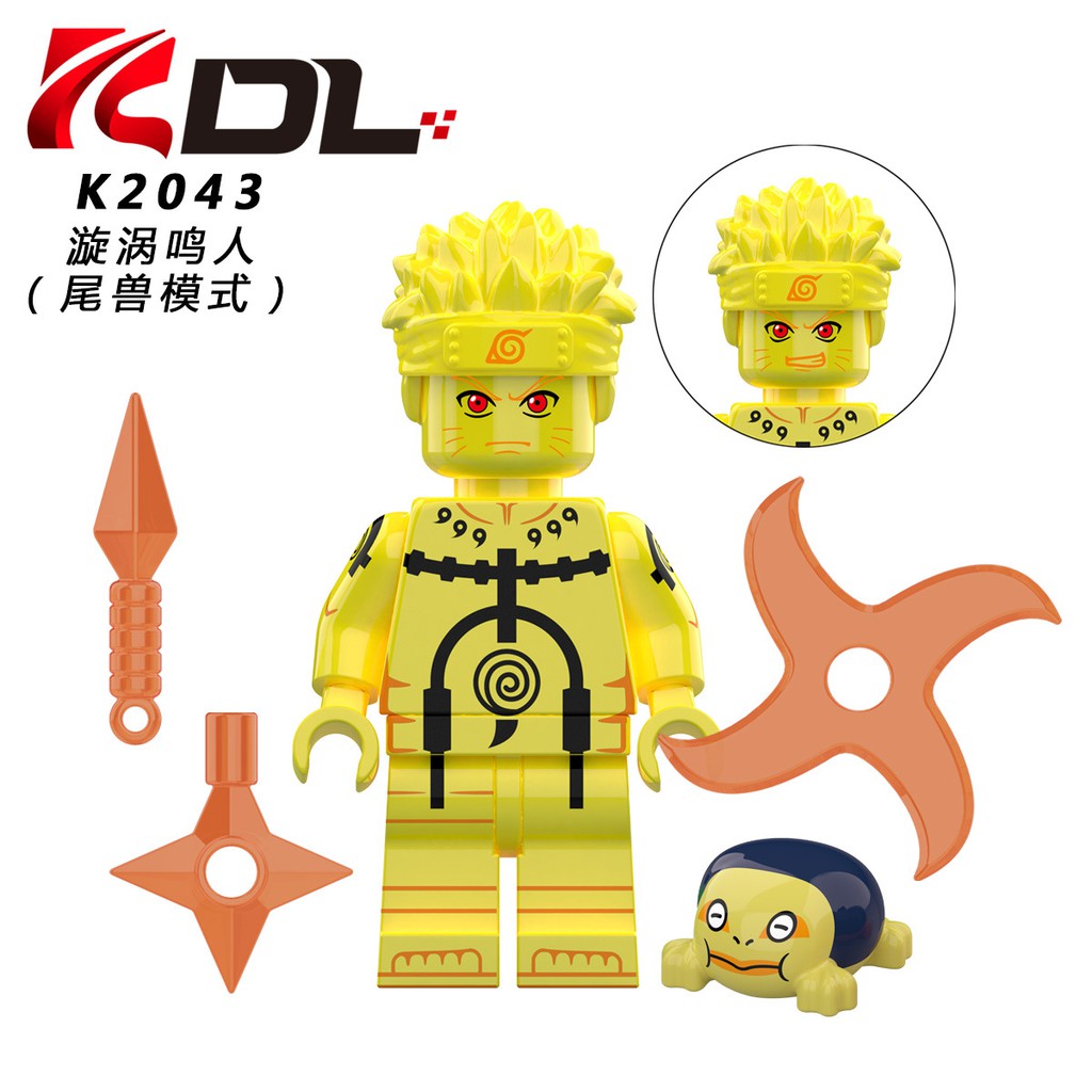 Minifigures Các Mẫu Nhân Vật Hoạt Hình Naruto Kèm Linh Thú Triệu Hồi Anime Uzumaki Hoshigaki KDL806 - Đồ Chơi Lắp Ráp