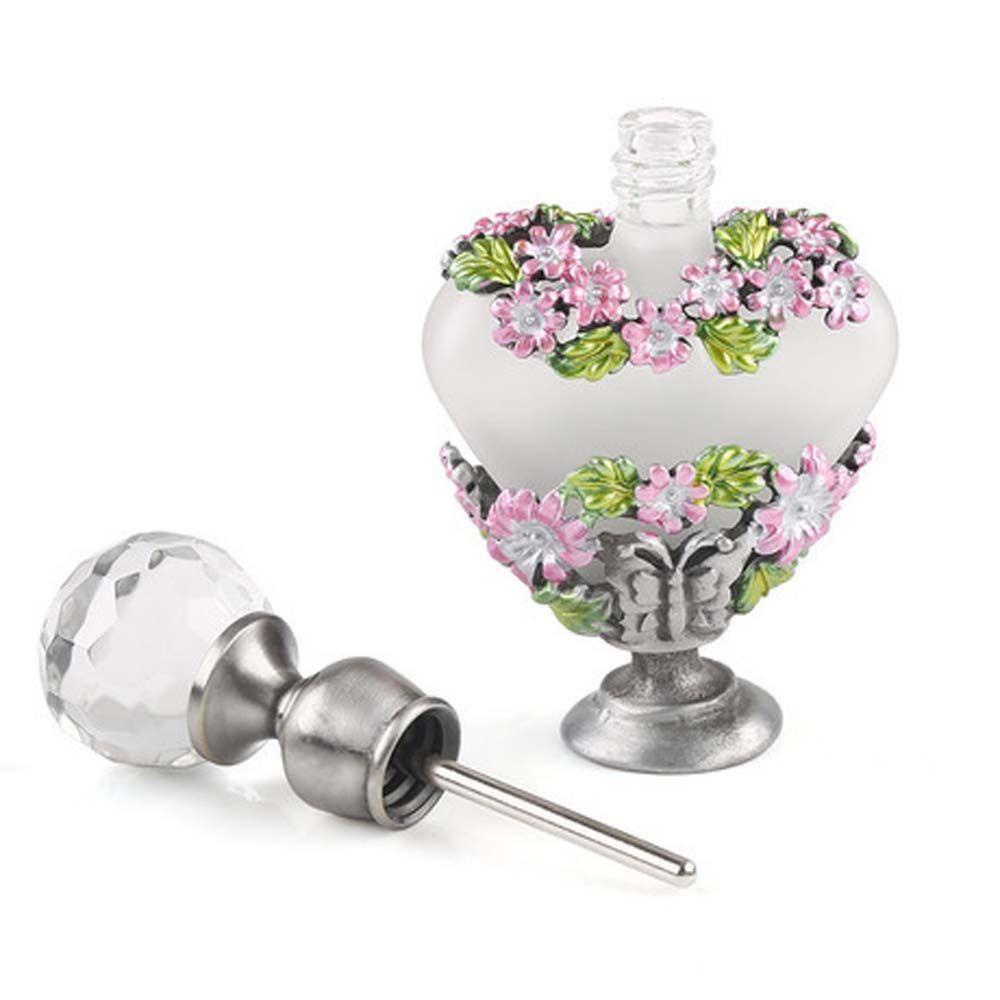 Danielo Lọ Rỗng Đựng Nước Hoa Họa Tiết Bướm Mặt Nhám Phong Cách Cổ Điển