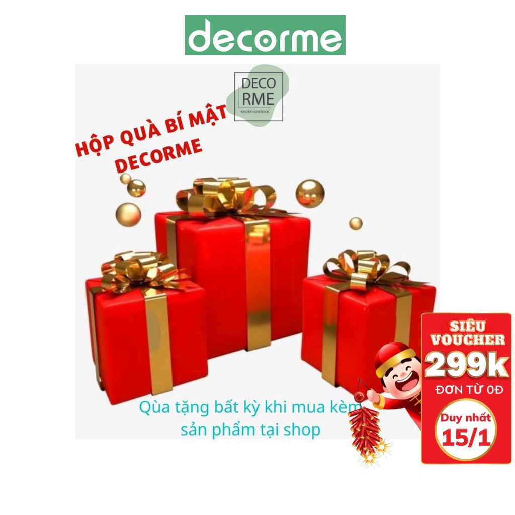 DecorMe chuyên cung cấp sổ còng, giấy refill - Link gộp 3