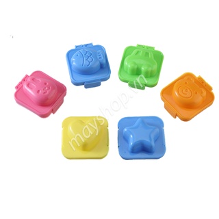 Bộ 6 khuôn Bento ép cơm, trứng, bánh trung thu/ không bán lẻ