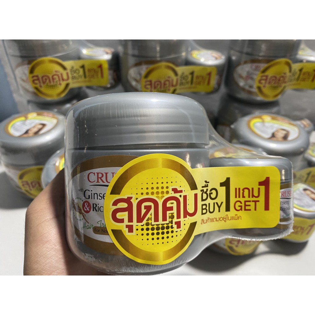 [MUA 1 TẶNG 1] Kem ủ tóc cruset Nhân Sâm Thái Lan chính hãng 500g