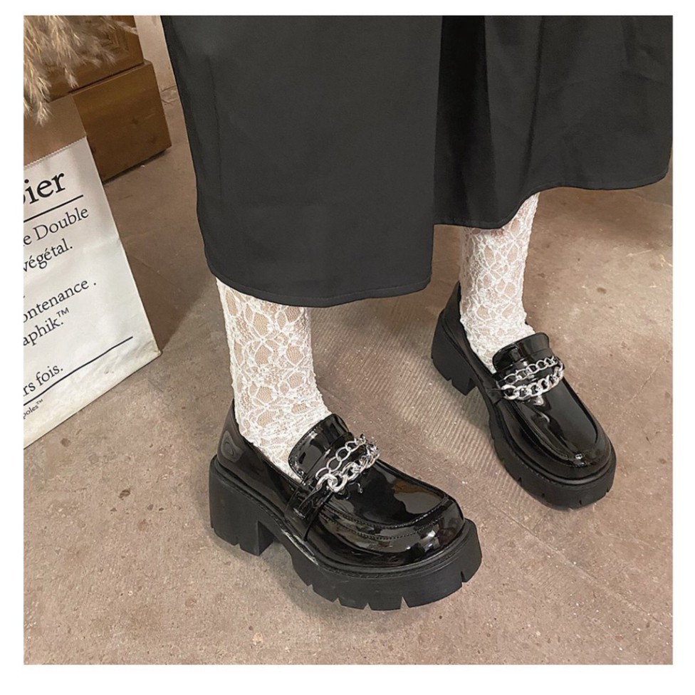 (FREESIZE - CÓ SẴN) Giày Lolita - Giày Oxford nữ tăng chiều cao chất da xịn | BigBuy360 - bigbuy360.vn