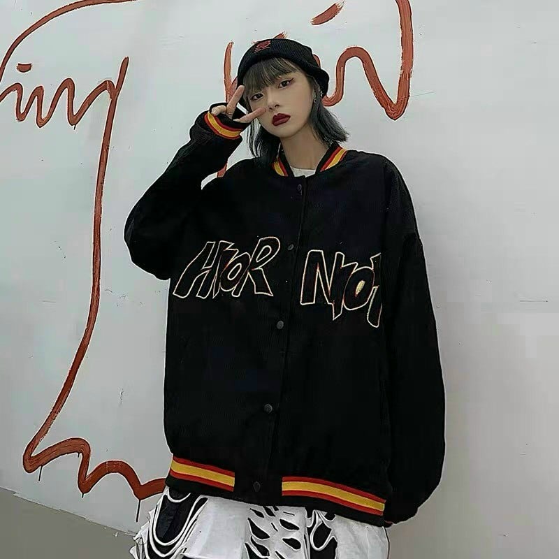 Áo khoác bomber-Áo choàng ngoài Teemo.unisex chất nhung gân dày xuất xịn-form rộng-Áo khoác ngoài unisex