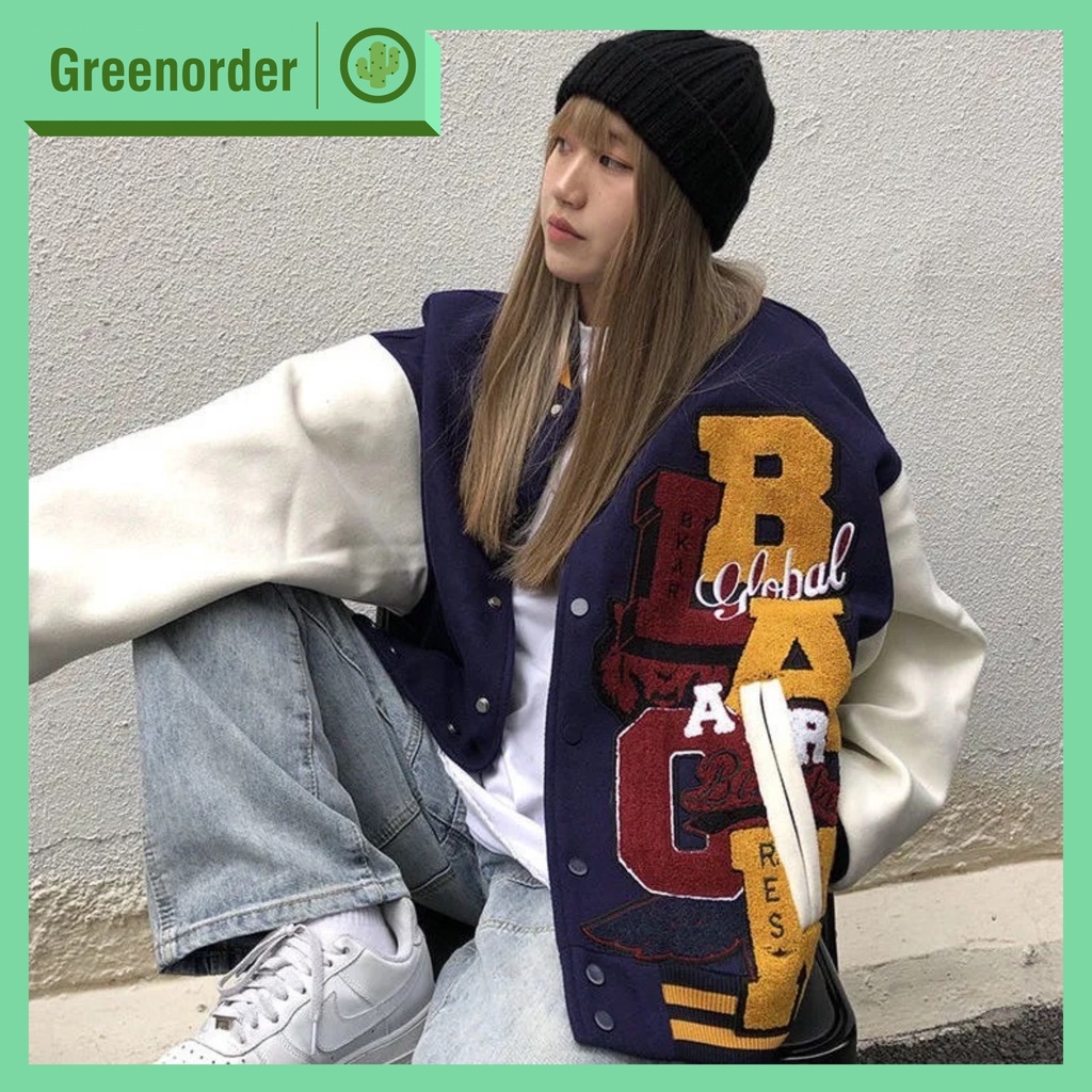 Áo khoác Varsity Jacket ABC đậm chất hiphop