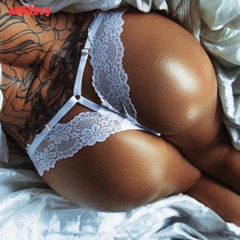 [xo94bsy]Women Sexy Lace Briefs Knickers G-String Thong Panties Underwear Erotic Lingerie