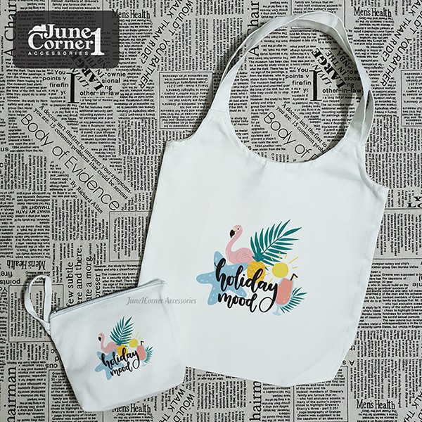 COMBO 4 MẪU TÚI GIRLY TOTE &amp; POUCH ( MIỄN PHÍ GÓI QUÀ TẶNG )