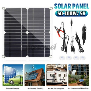 Solar Panel Flexible Monocrystalline Battery Charge with Dual High Efficiency