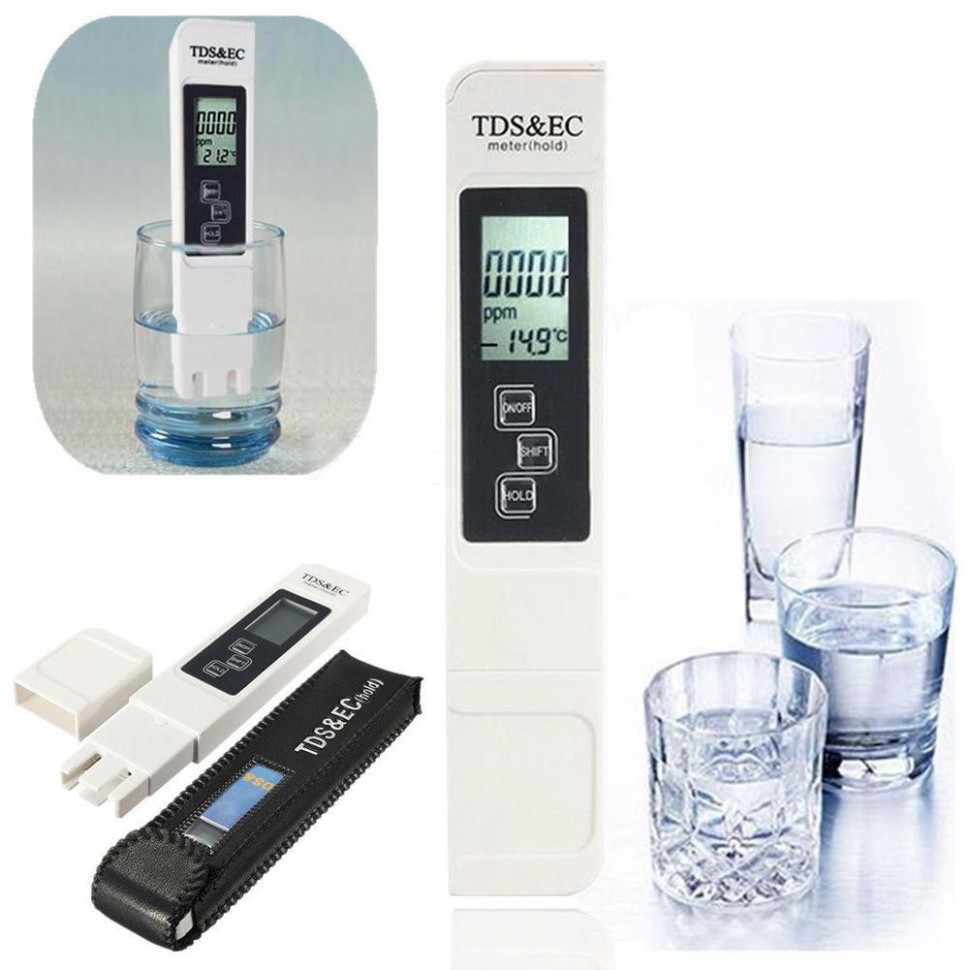 Bút Thử Nước TDS & EC 3 trong 1 Hàng Chính Hãng, Siêu Chính Xác, Siêu Bền