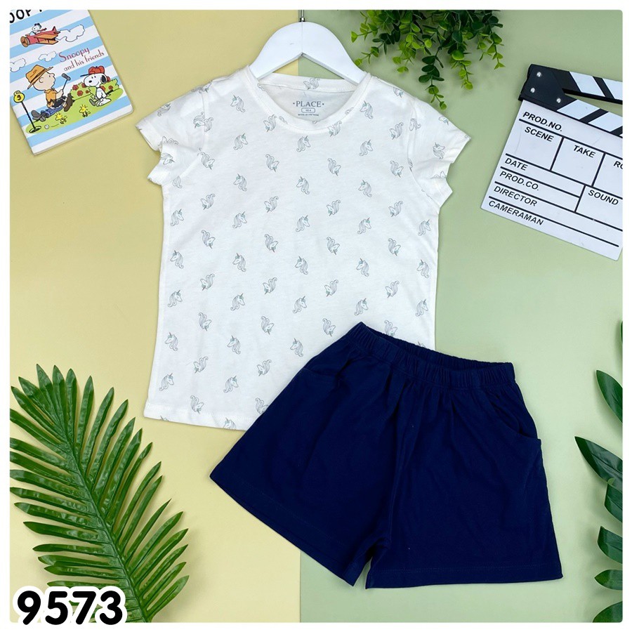 Bộ Ngắn Bé Gái Nhiều Mẫu Cho Bé Từ 17-45KG