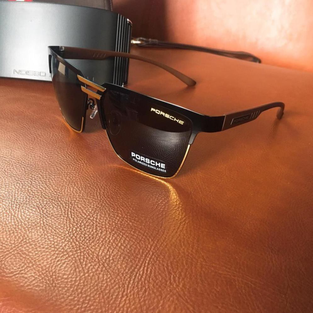 Kính mắt vuông thời trang nam Poscher polaroid cao cấp, kính râm gọng vuông nam AZ1 CV1 | BigBuy360 - bigbuy360.vn