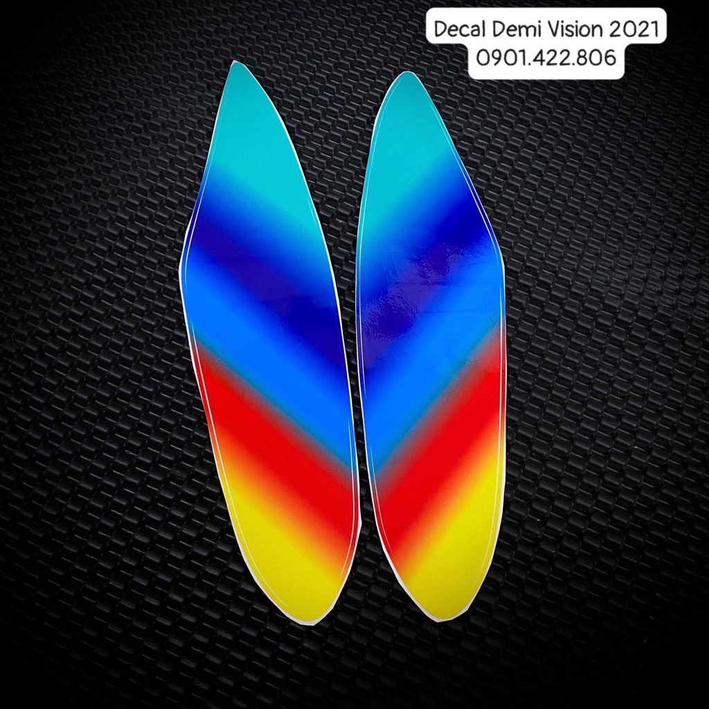 Tem Decal dán đèn demi xe Vision 2021