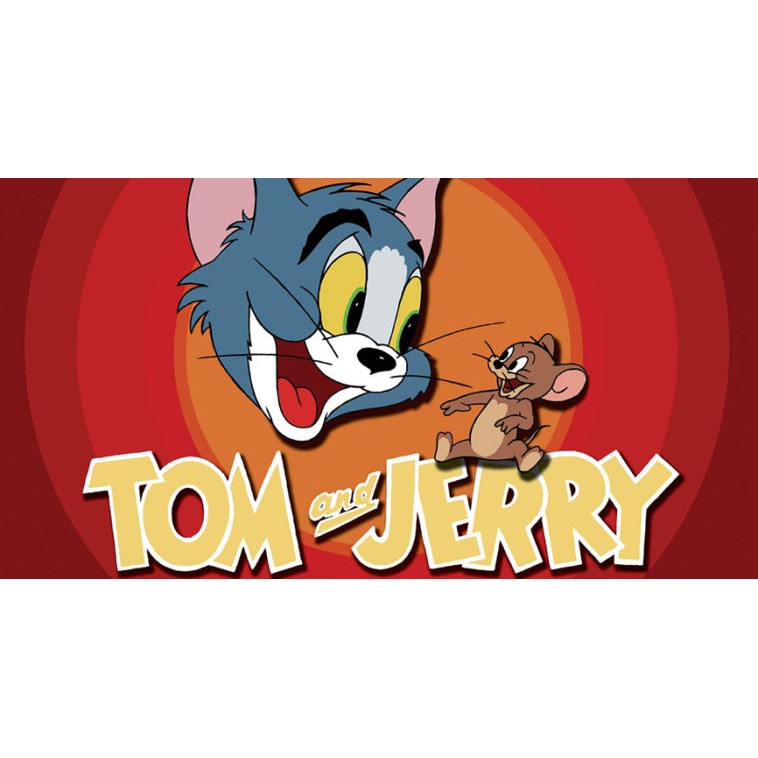 tranh đính đá 5D tranh Tom and jerry bộ phim hoạt hình của tuổi thơ