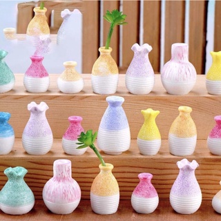 Lọ hoa mini bằng nhựa trang trí decor
