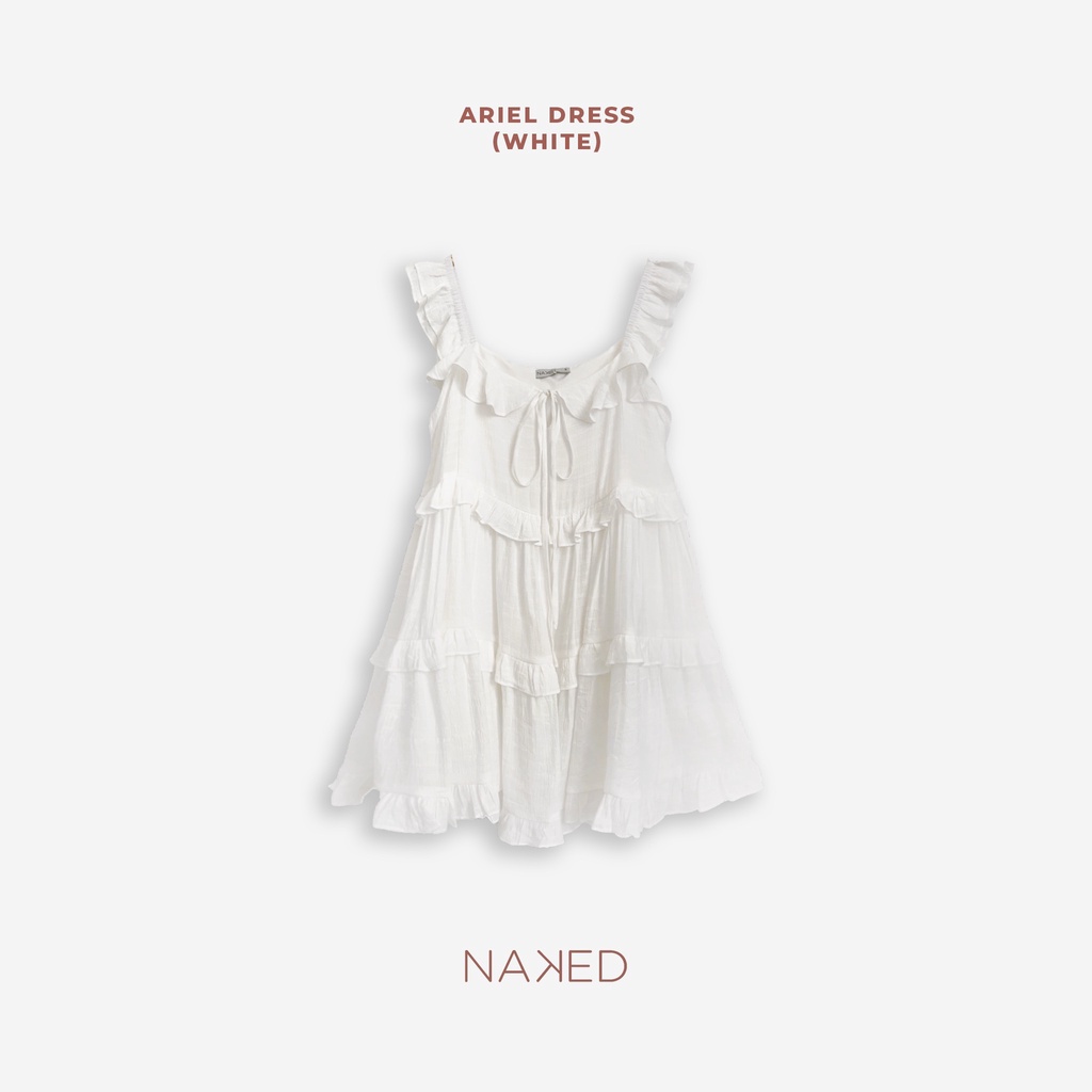 Váy 2 dây quai bèo bồng xòe Naked by V - Ariel Dress