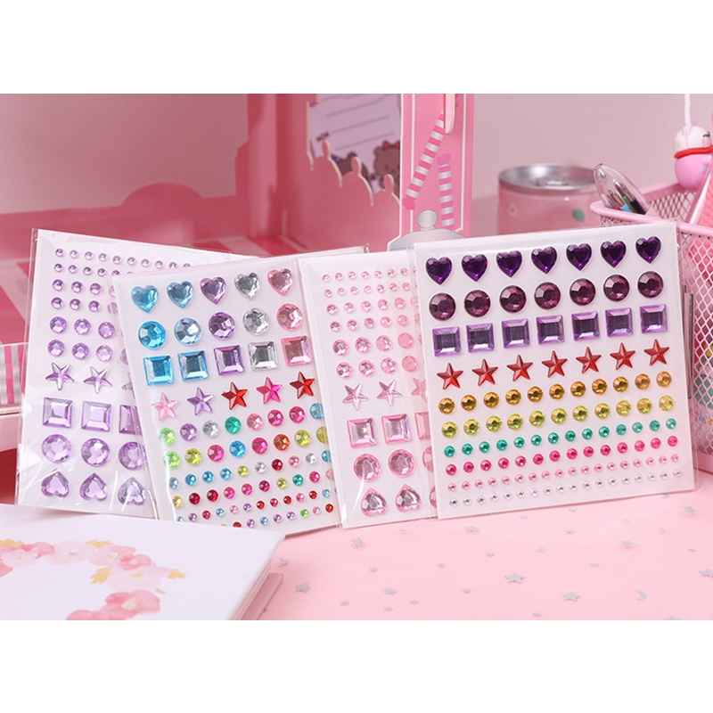 Miếng Dán Hình Ngôi Sao Đính Đá Pha Lê Dễ Thương Dành Cho Nữ