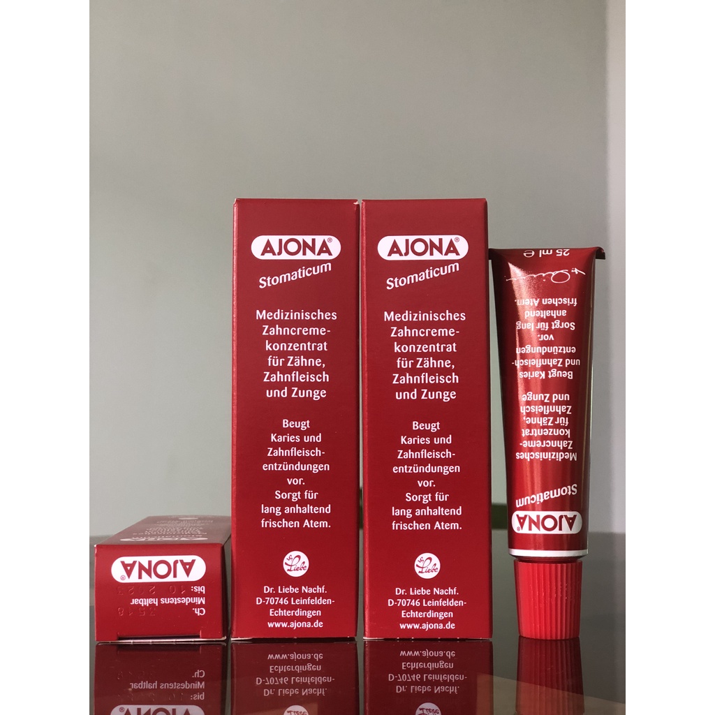 Kem đánh răng y tế Ajona cao cấp của Đức giúp loại bỏ cao răng, khử mùi hôi miệng ngừa sâu răng cực hiệu quả