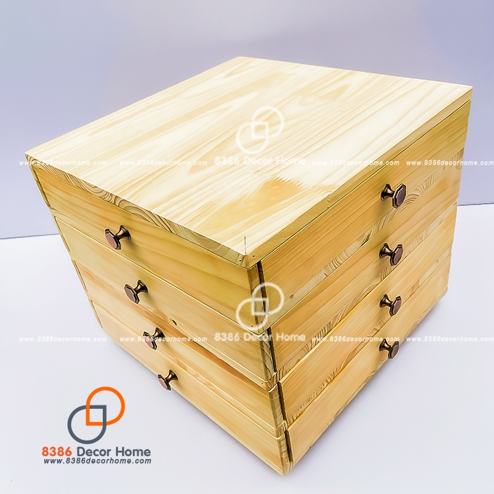 [GIÁ TẠI XƯỞNG] Tủ gỗ Xoay 360 độ xuất khẩu thông minh cao cấp để đồ mỹ phẩm, trang sức, tủ đựng đồ trang điểm, phụ kiện