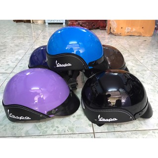 Nón bảo hiểm Vespa sơn bóng loại đẹp