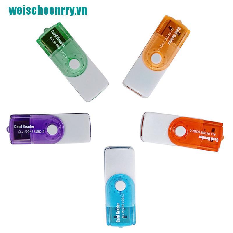 Weis♪Đầu Đọc Thẻ Nhớ 4 Trong 1 Cho MS MS-PRO TF Micro SD