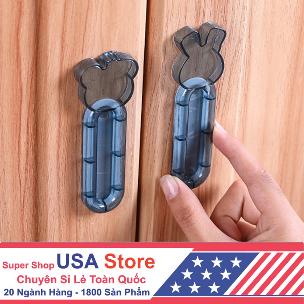 Tay Kéo Cửa Kính Thỏ Gấu Decor Kiểu Mới CDS1548 Autofun