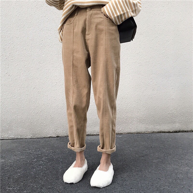 quần bagy nỉ nhung 90p