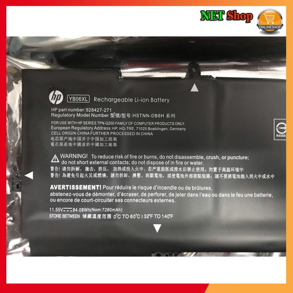 💖💖 Pin (Original)84.08Wh HP Spectre X360 15-CH YB06XL Battery