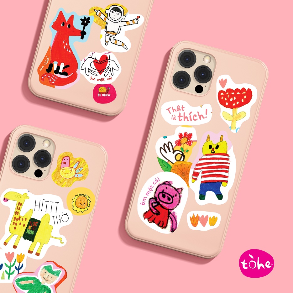 Bộ sticker dễ thương nhiều chủ đề