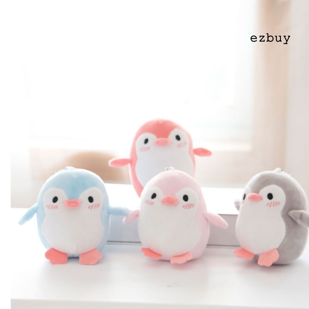 Móc Khóa Hình Chim Cánh Cụt Nhồi Bông Dễ Thương