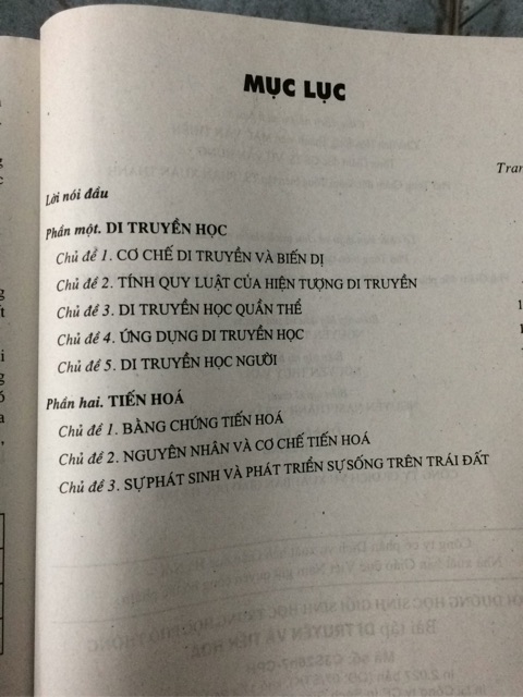 Sách - Bồi dưỡng học sinh giỏi Sinh học THPT Bài tập Di truyền Và Tiến hoá