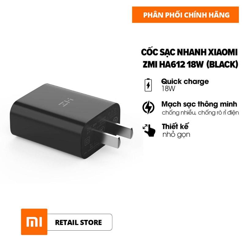 Củ sạc nhanh 18W Zmi xiaomi HA612 Cốc sạc nhanh Xiaomi