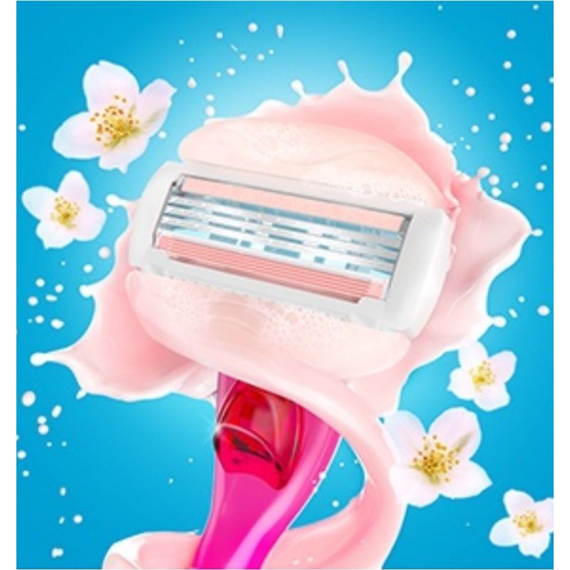 SET 2 DAO CẠO CHO NỮ CÓ ĐẦU BƠ VENUS - Gillette white Tea Venus Spa