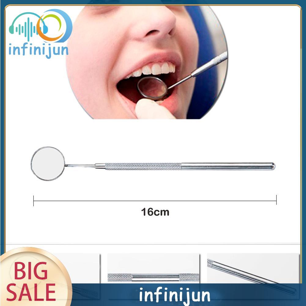 Dental Mirror Stainless Steel Hygiene Tool Mouth Mirror Dentist Instrument