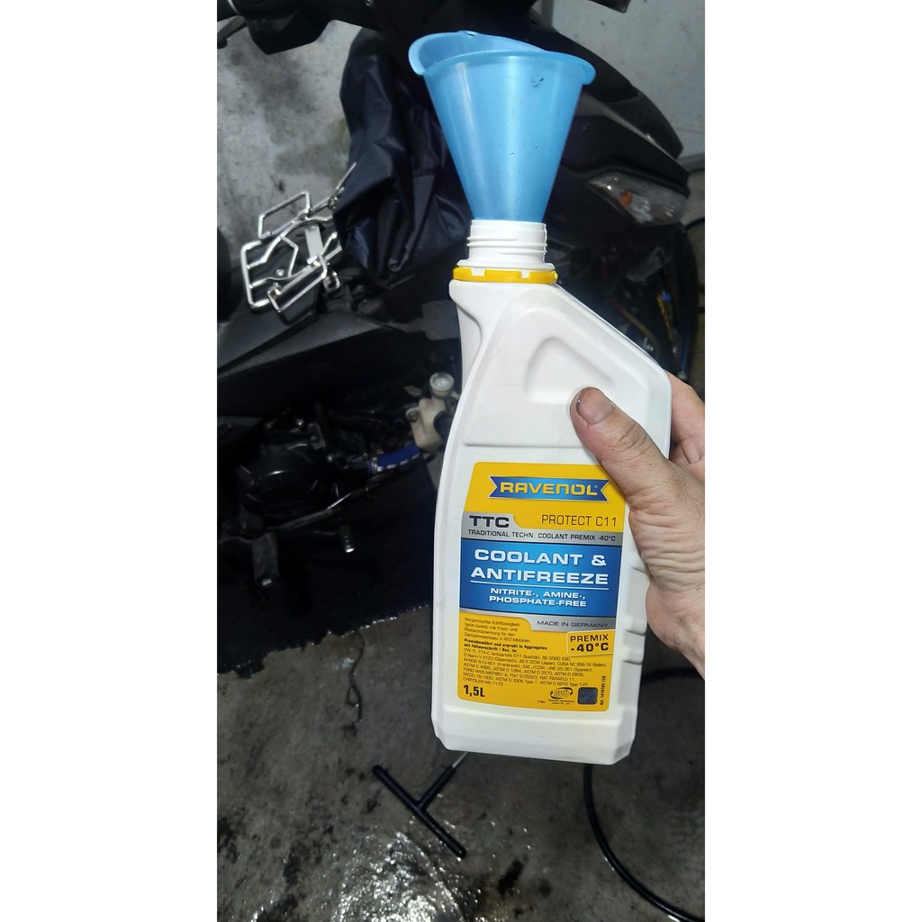 Nước làm mát nhập khẩu Ravenol TTC - Protect C11 Premix -40ºC