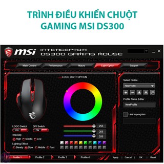 CHUỘT CHƠI GAME MSI Interceptor DS300