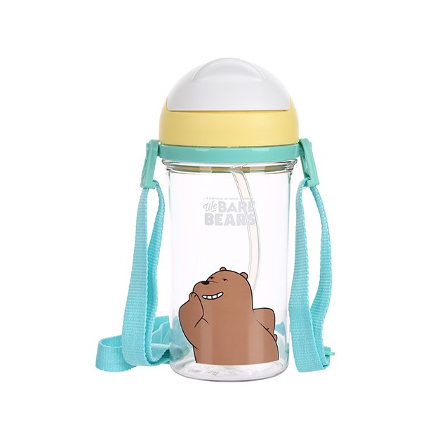 Bình đựng nước We Bare Bears 400ml - Grizzly