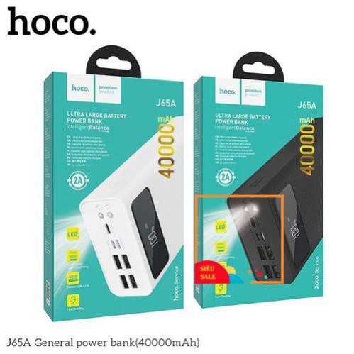 Sạc dự phòng 30000mah 40000mah chính hãng Hoco J65 dung lượng lớn tiện lợi sự dụng